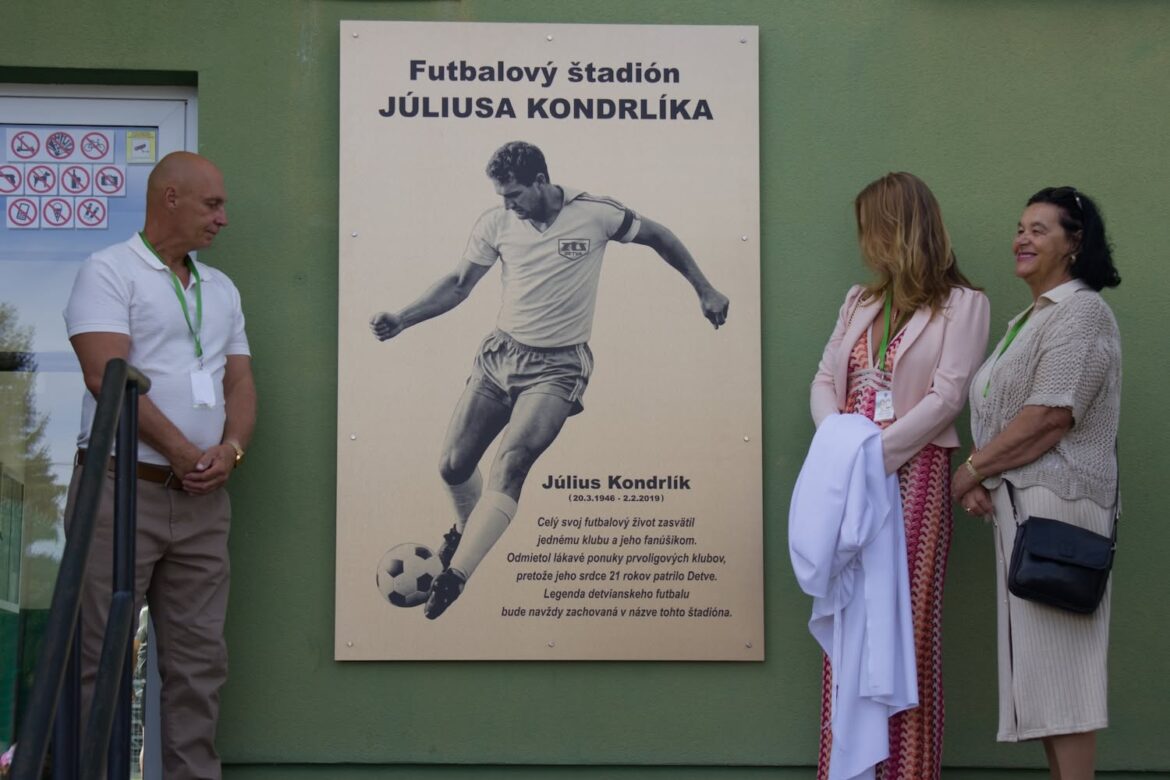 Detva oslávila 90 rokov organizovaného futbalu, štadión nesie meno Júliusa Kondrlíka